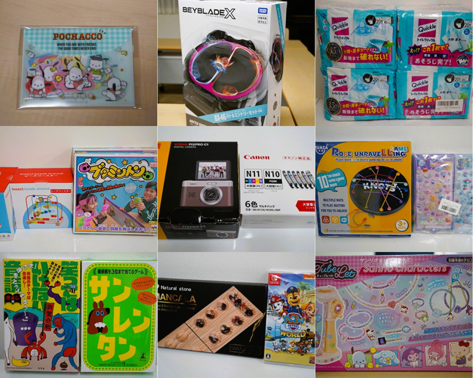 Amazonの欲しいものリストより沢山の寄付を頂きました！