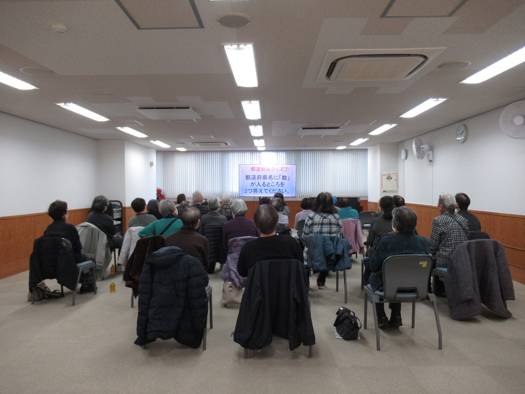 3月4日【脳トレ】、3月18日【お楽しみ会】