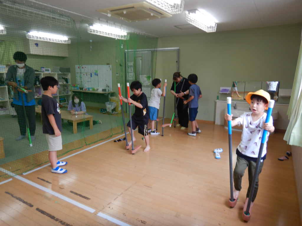 竹馬ブーム到来！