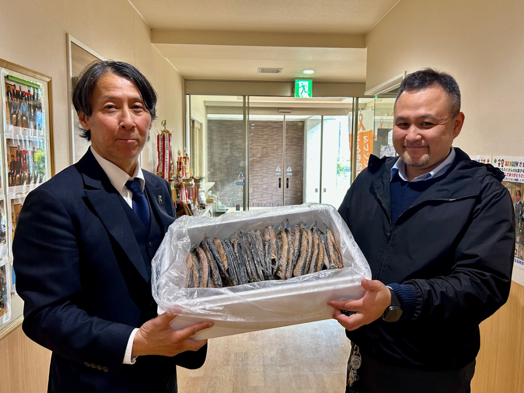 本日はヤマカ水産さまのご支援で「干物