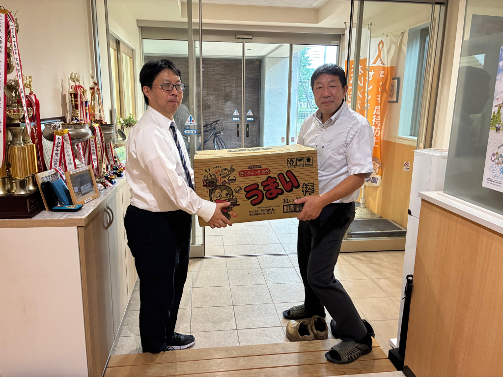 お菓子のご支援ありがとうございます！