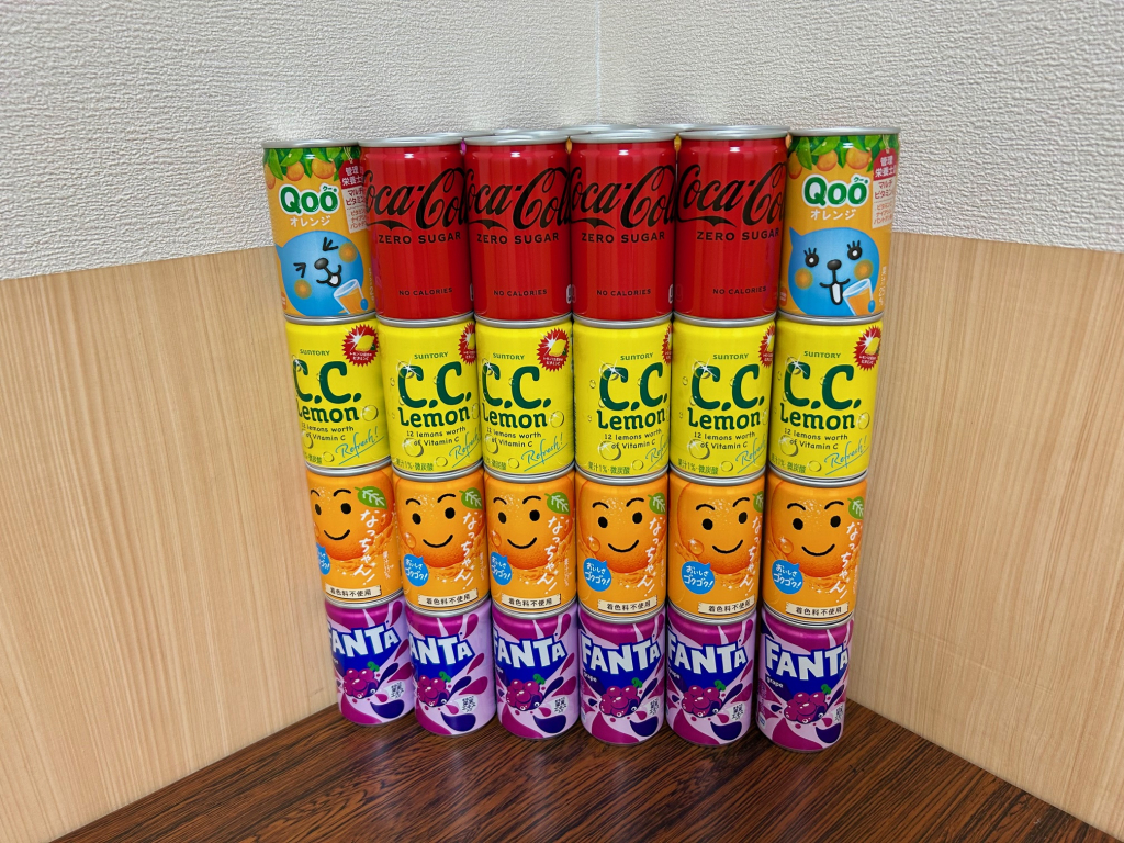 たくさんのジュースありがとうございました！