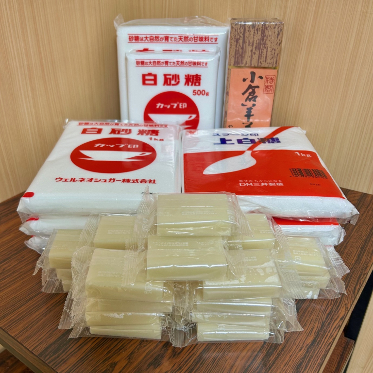 たくさんのお餅を寄贈して下さいましてありがとうございました！