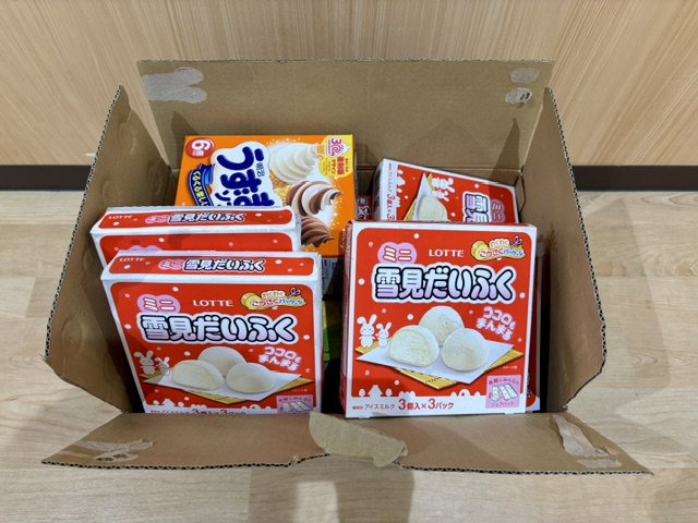 アイスのご寄附を頂きました！
