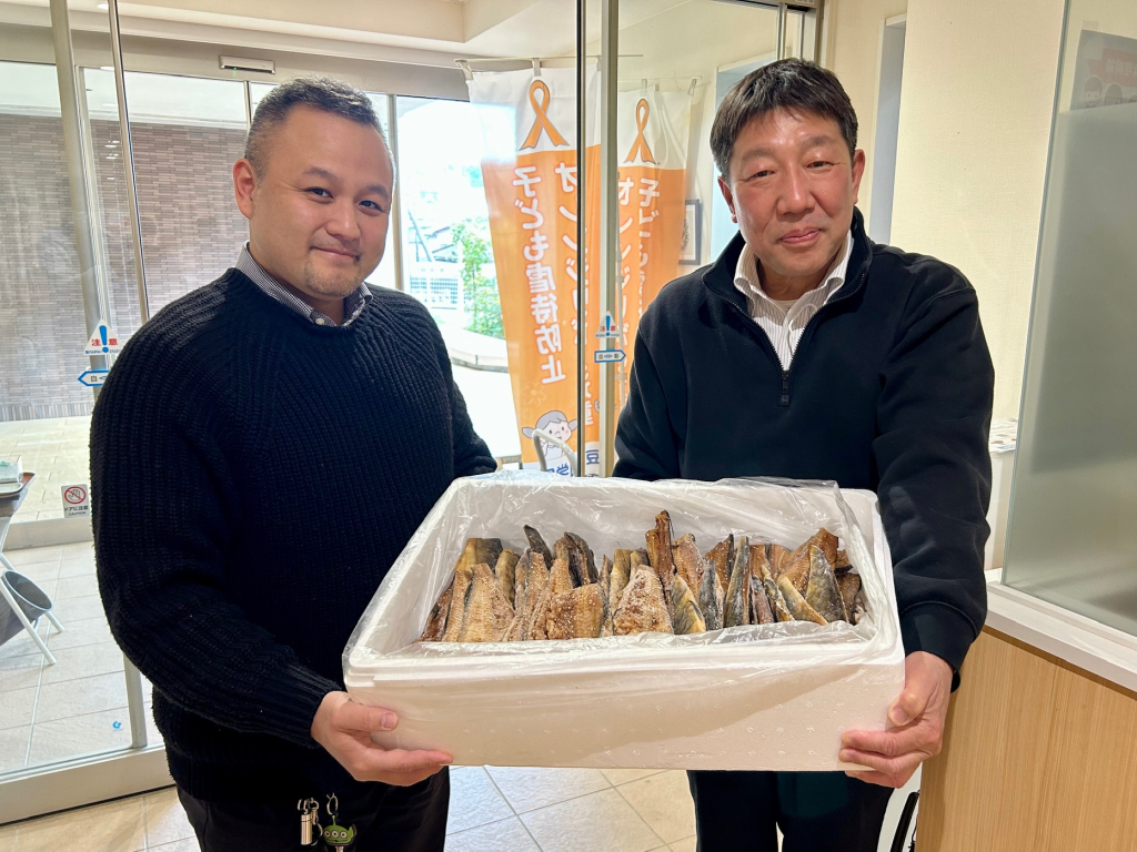 本日はヤマカ水産さまのご支援で「干物の日」です！