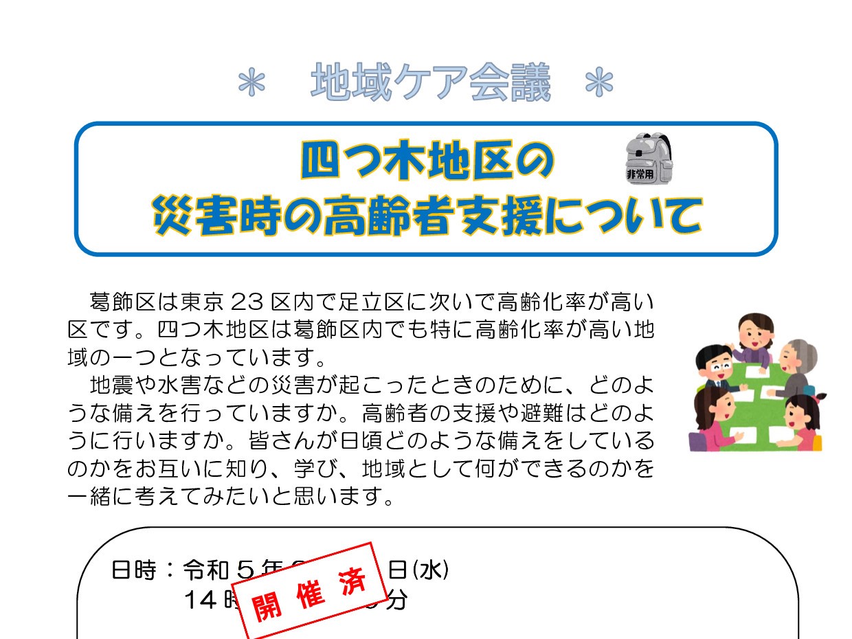 令和5年3月22日　地域ケア会議