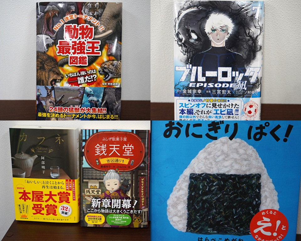 その他にも沢山の玩具や本が届きました！